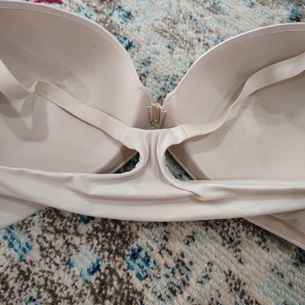 Soma Bra Womens 40DD Enbliss Racerback Front Closure Tan Nude Ivory - Picture 4 of 11